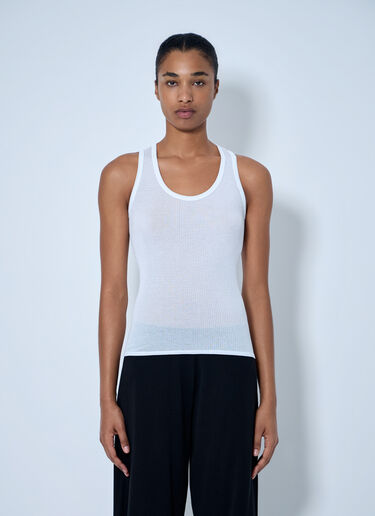 LN-CC® - The Row: Cendrea Tank Top - White The Row Cendrea Tank Top White row0265013