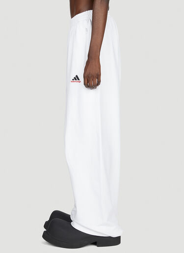 Balenciaga x adidas Embroidered Logo Track Pants White axb0151024