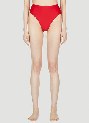 Max Mara 90'S High Waist Bikini Bottoms Brown max0260022