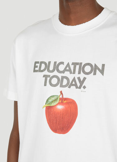 Eytys Jay Education Today T-Shirt White eyt0349035