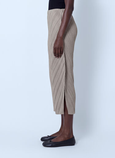 LN-CC® - Pleats Please Issey Miyake: Thicker Bottoms 1 Trousers - Beige Pleats Please Issey Miyake Thicker Bottoms 1 Trousers Beige plp0266002