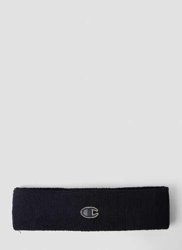 Rick Owens x Champion Embroidered Logo Headband Black roc0148021