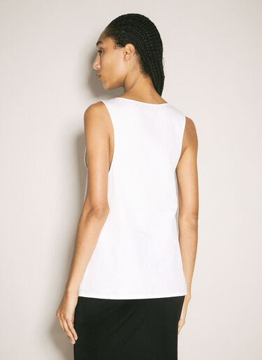 Saint Laurent Henley Tank Top White sla0256010