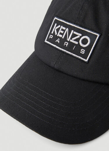 Kenzo ロゴ刺繍入りベースボールキャップ ブラック knz0250052