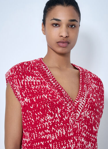 Dries Van Noten Sleeveless Knit Top Red dvn0264016