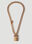 Charlotte CHESNAIS Logo Engraved Lock Necklace Silver ccn0350005