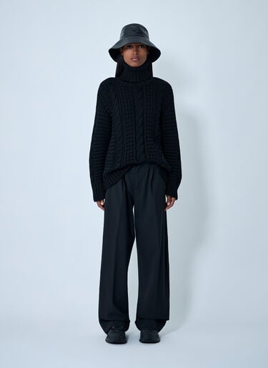 Wool-Blend Gabardine Pants Moncler x EE72 by Edward Enninful Wool-Blend Gabardine Pants Black mee0262004