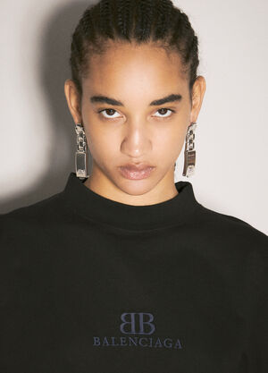 Balenciaga 24/7 Long Earrings Silver bal0257044