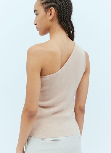 ワンショルダーニットトップ Max Mara ワンショルダーニットトップ ピンク max0254069