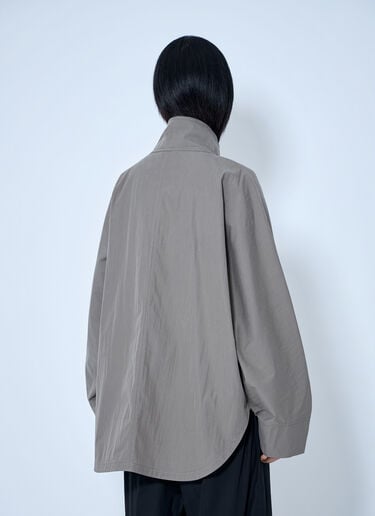 Toteme Summer Parachute Jacket Grey tot0265001