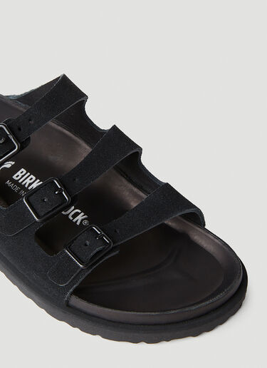 Birkenstock 1774 Florida Suede Sandals Black brs0154001