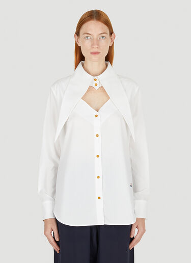 vivienne westwood white long sleeve shirt