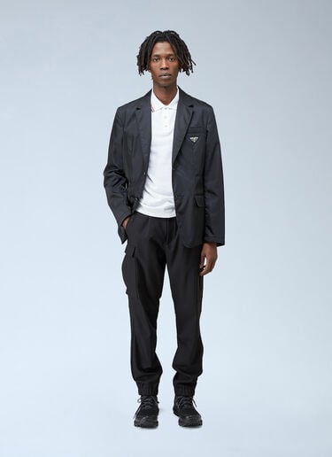LN-CC® - Moncler: Logo Polo Shirt - White Moncler Logo Polo Shirt White mon0144015