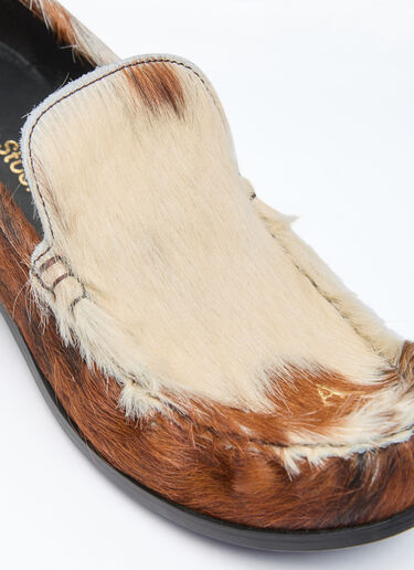 헤어리 가죽 로퍼 Acne Studios 헤어리 가죽 로퍼 브라운 acn0255019