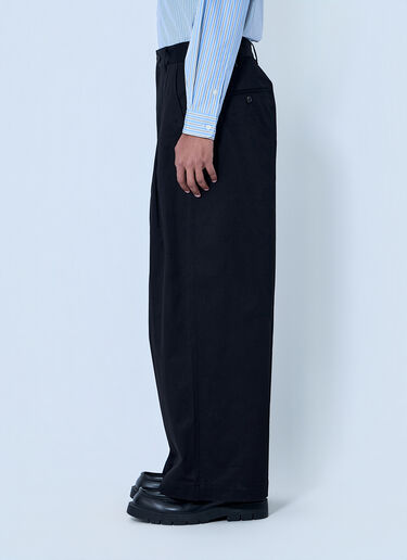Comme des Garçons Homme Wide-Leg Pleated Trousers Black cdh0164001