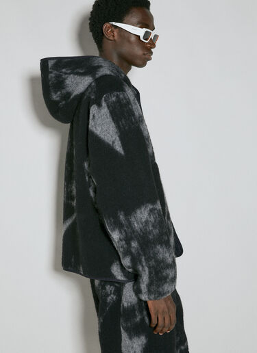 Wool-Blend Jacquard Fleece Jacket Y-3 Wool-Blend Jacquard Fleece Jacket Black yyy0354001