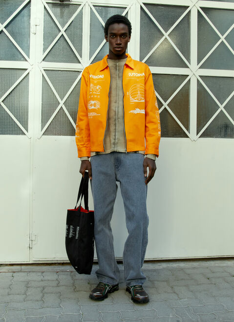 Space Available Utopia Work Jacket Orange spa0354004
