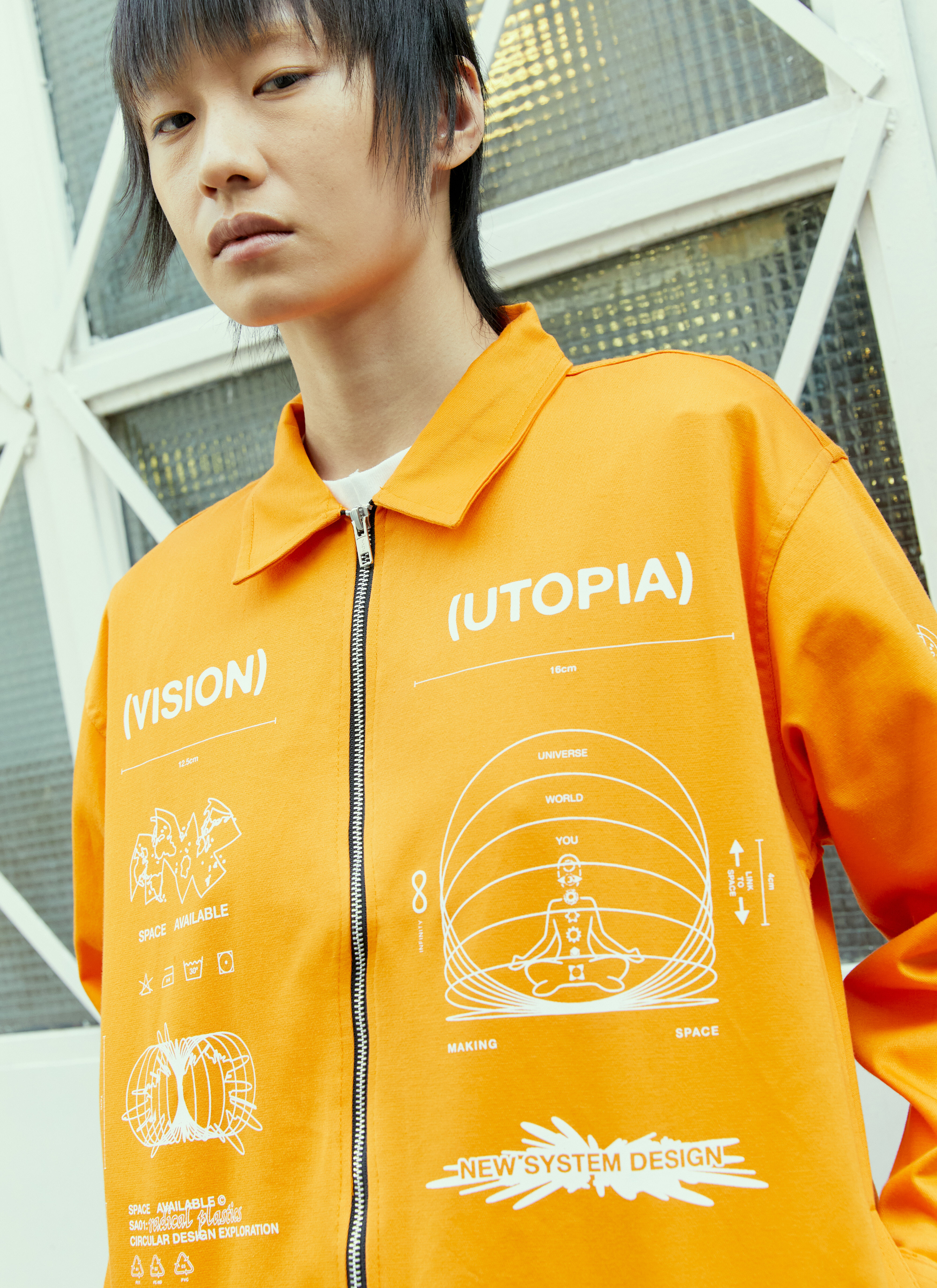 Marni Utopia Work Jacket Orange mni0254004