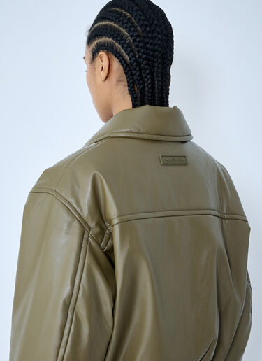 Acne Studios 涂层飞行员夹克  绿色 acn0259024