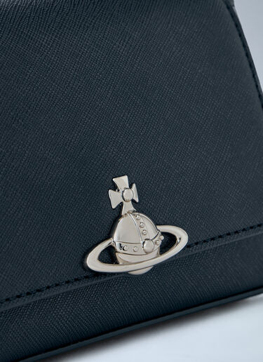 LN-CC® - Vivienne Westwood: Hazel Small Shoulder Bag - Black Vivienne Westwood Hazel Small Shoulder Bag Black vvw0265061