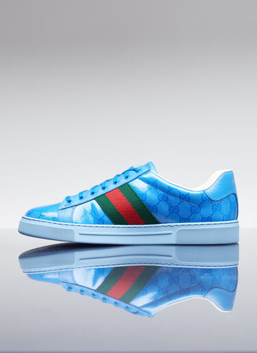 Gucci GG Crystal Canvas Sneakers Blue guc0154031