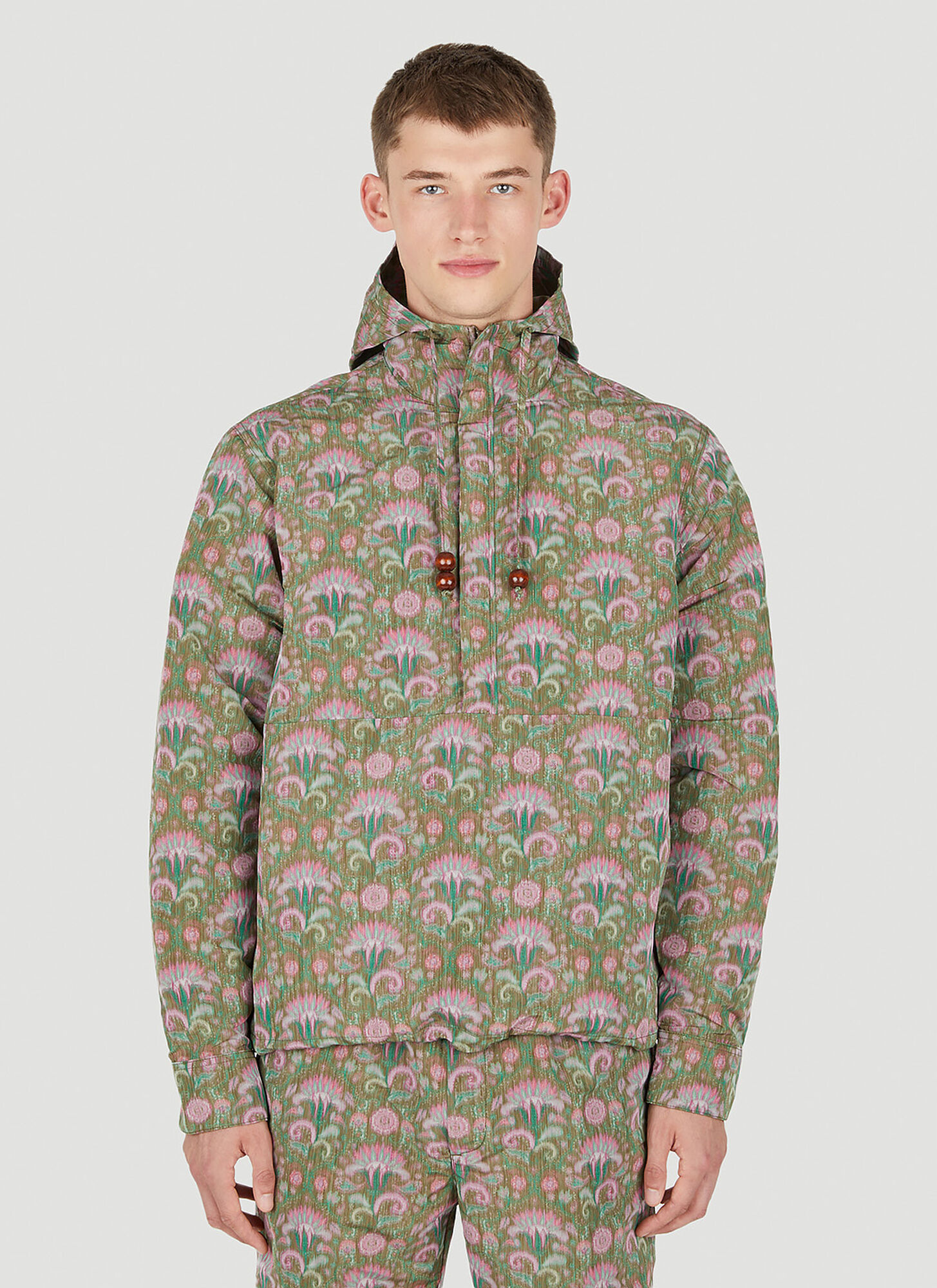 SOULLAND SOULLAND MARIO ANORAK JACKET MALE KHAKIMALE