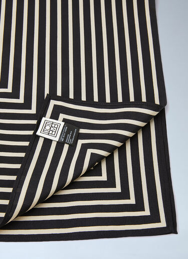 TOTEME 시그니처 모노그램 스카프 블랙 tot0251018