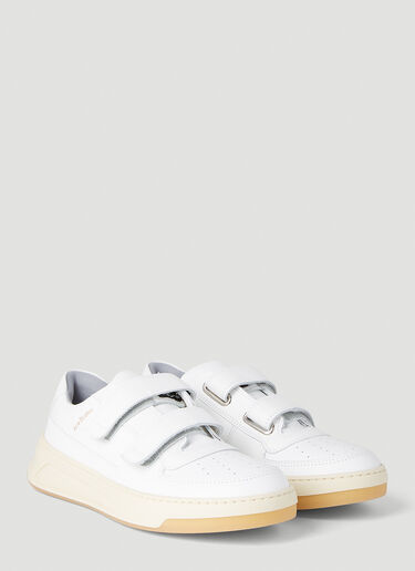 Acne Studios Touch-Strap Sneakers White acn0251002