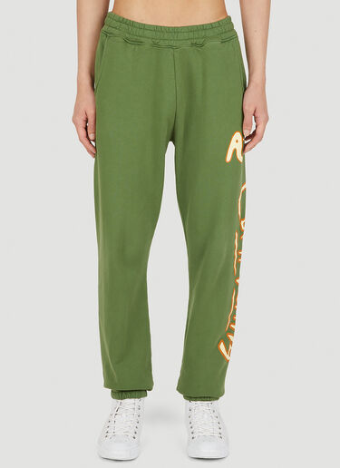 P.A.M. Community Garden Track Pants Green pam0350011