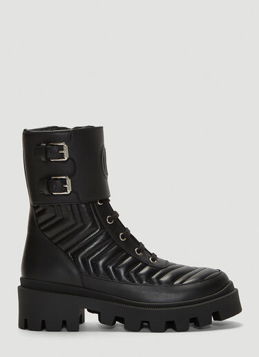 Gucci Frances Leather Boots   Black guc0241074