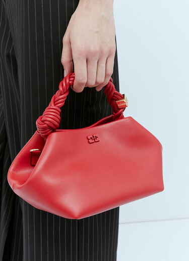 GANNI Bou Small Handbag Red gan0254018