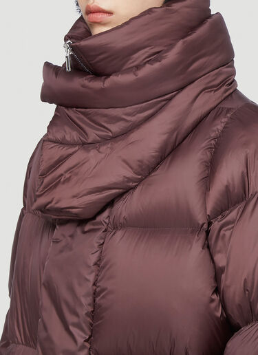 Rick Owens Puffer Jacket Red ric0241003
