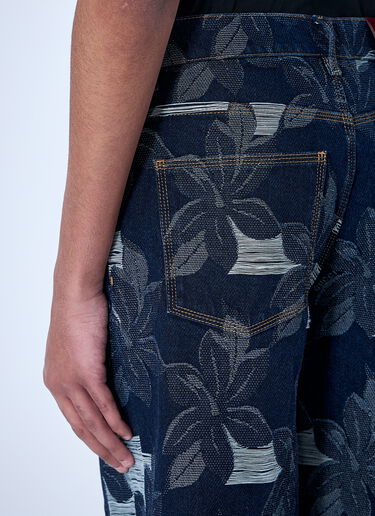 Gucci Denim Jacquard Shorts Blue guc0160002