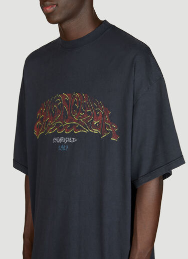 Balenciaga Offshore Oversized T-Shirt Black bal0155017