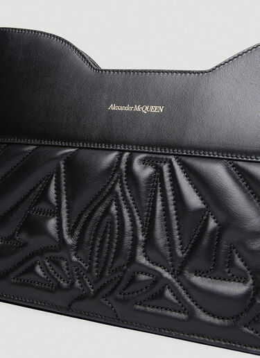 Alexander McQueen Bow 拉链手袋 黑色 amq0251012