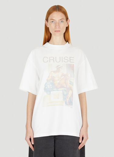 Eytys 페리스 크루즈 T-셔츠 화이트 eyt0351010