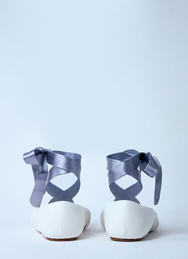 Yume Yume Tied Ballerina Flats White yum0257002