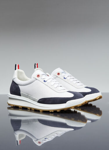 Thom Browne Tech Suede Runner Sneakers Navy thb0153019