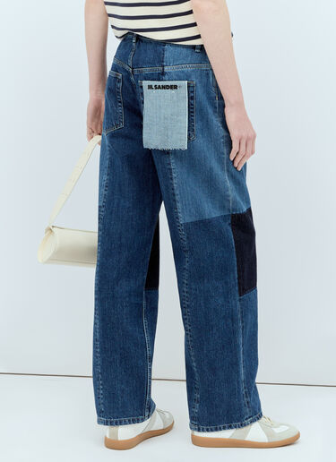 Jil Sander+ 拼接牛仔裤 牛仔蓝 jsp0255012