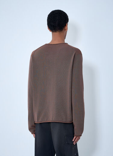 Our Legacy Rigid Popover Sweater Brown our0164028