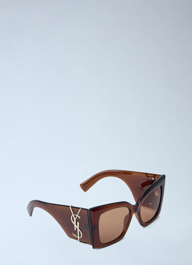 Saint Laurent SL M119 Cat-Eye Sunglasses Brown sla0263107