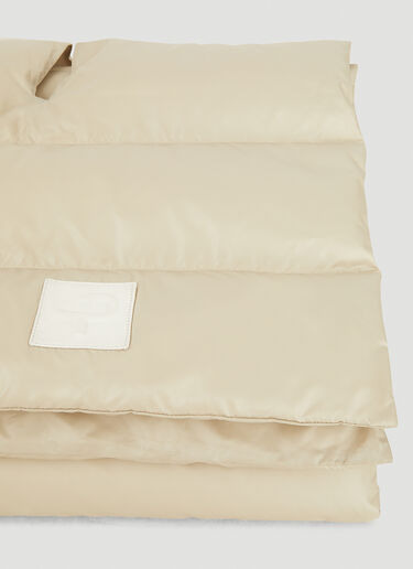 Common Leisure Puffer Blanket Scarf Beige cml0248020