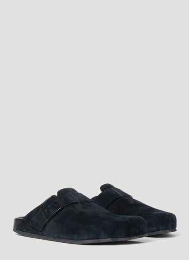 Balenciaga Suede Sunday Mules Black bal0255037