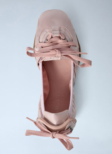 Satin Lace-Up Shoes Acne Studios Satin Lace-Up Shoes Pink acn0262024