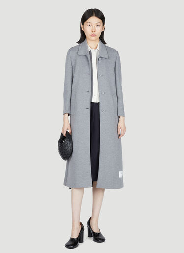 Four Bar Pleated Wool Midi Skirt Thom Browne Four Bar Pleated Wool Midi Skirt Navy thb0253024