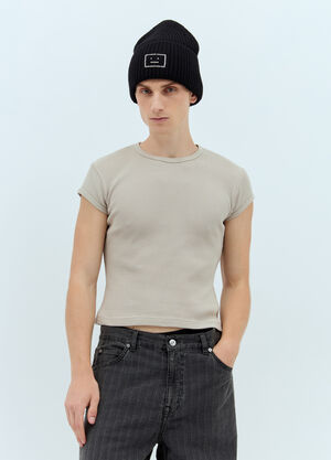 Acne Studios Logo Patch T-Shirt Grey acn0157027