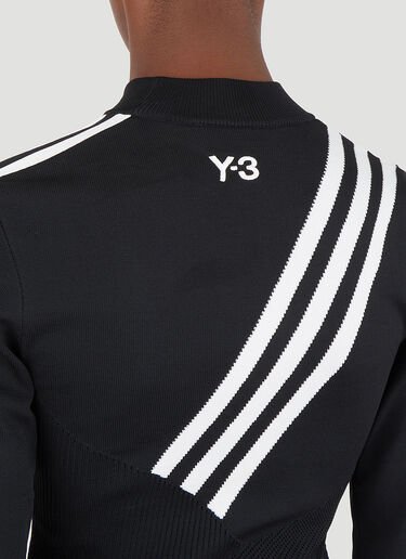 Y-3 Three Stripe Long Sleeve Top Black yyy0247015