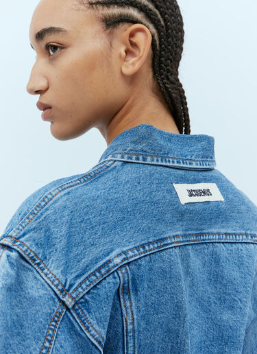 Le Haut De Nimes Corto Denim Jacket Jacquemus Le Haut De Nimes Corto Denim Jacket Blue jac0254024