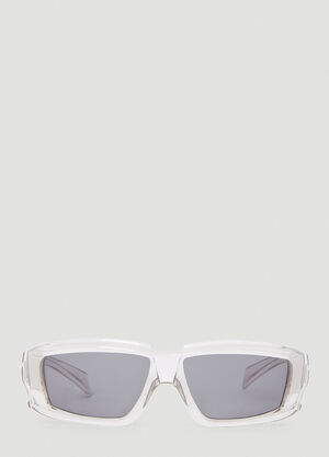 Rick Owens Rectangular Sunglases Grey ris0353001