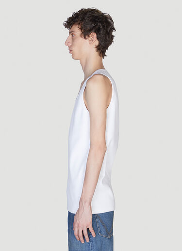 Bottega Veneta Ribbed Tank Top White bov0150010